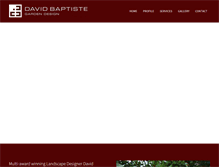 Tablet Screenshot of davidbaptiste.com.au